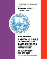 Arts and Letters Club Small Works Show and Sale Nov. 22, 2015